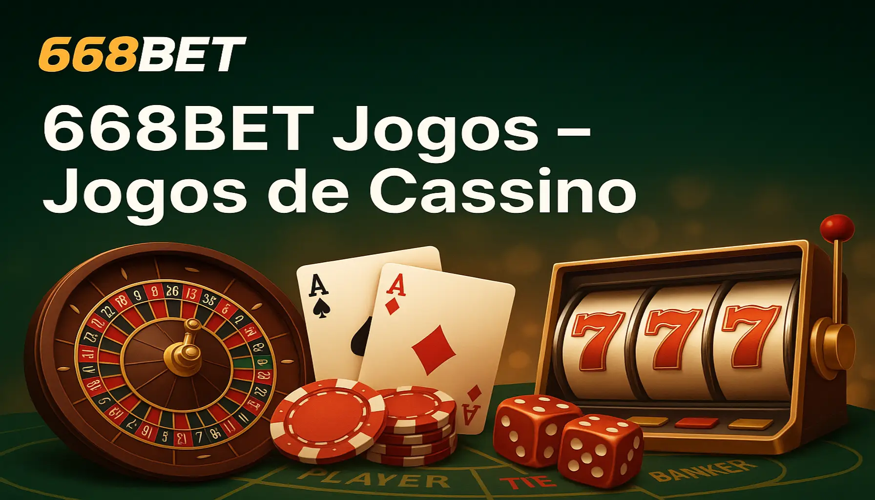 Jogos de cassino online inovadores e emocionantes na 668BET