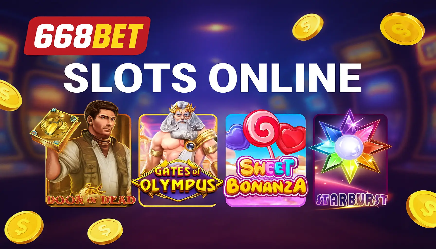 Explore o mundo das slot machines no 668BET Casino